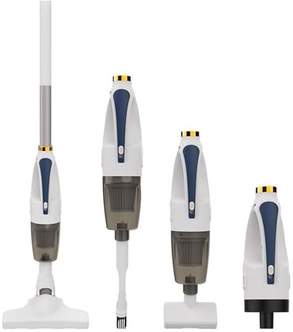 ANGGREK Cordless Vacuum Cleaner, 2-in-1 Detachable Handheld Vacuum Cleaner, 7.4V Rechargeable 120W Powerful Suction Noiseless Portable Mini Vacuum Cleaner for Home Office Pet Hair