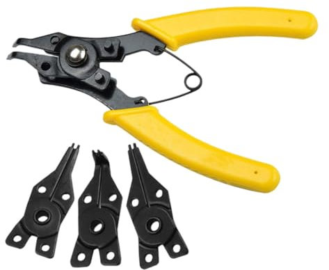 WHAMVOX Sicherungsringzange Gebogene Circlips Zange Praktisch Robust Groß Beibehaltung Snap Ring
