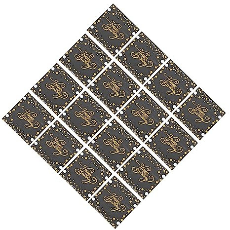 Amosfun 300 Stk Papierserviette party sachen party decoration Bedruckte Tischservietten Party-Serviettenverzierung dekorative Partyservietten Golddekor Partei Gewebe Tischdekoration Black