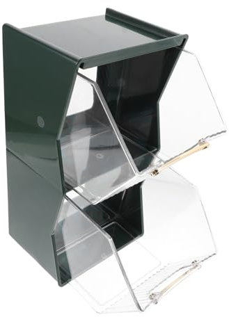 COLLBATH Porta Bustine Di Tè e Caffè Scatola Organizer Per Bustine Da Scrivania Contenitore Per Tè e Caramelle