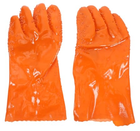 OSALADI Potato Gloves Veggie Peeling Gloves for Kitchen Non-slip Vegetable Processing Tool in Rosy Random Color