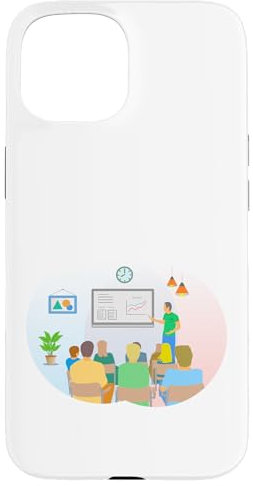 Meeting in The Conference Room Boardroom Meeting Office Case for iPhone 15