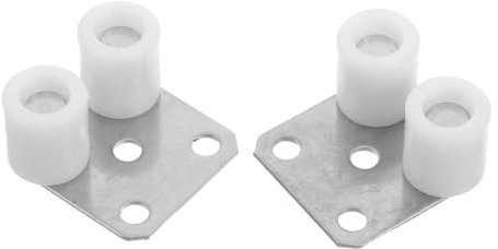 DIYEAH 2pcs Roller Door Guide Wheel Sliding Barn Door Guide Wheel Roller Bracket for Furniture Hardware