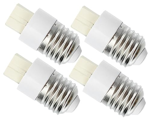 OUNONA 4pezzi Adattatori Lampadina Porta Lampade Per Conversione Attacco Sicuri Per Lampade Led in Soggiorno e Ambienti Commerciali