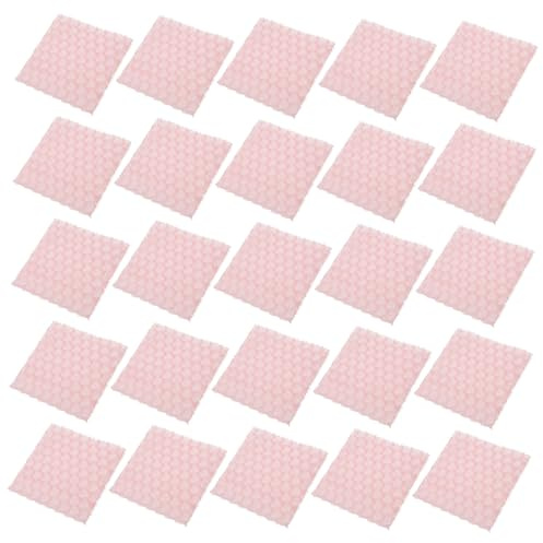 VICASKY 50 Stück Rosa Herzförmige Gepolsterte Luftpolsterumschläge aus Kunststoff mit Verdickter Struktur und Stoßfestem Versandverpackungsmaterial für Sicheren Schutz