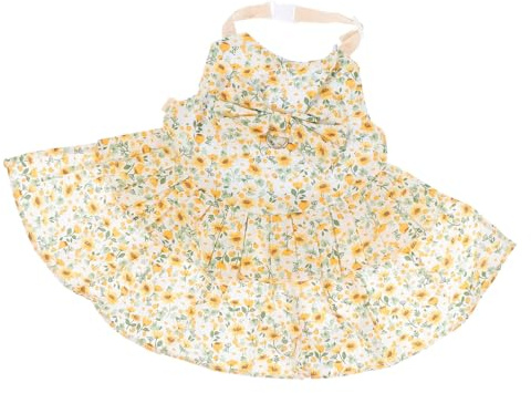 MOTHNUR Robe Lapin avec Harnais Solide et Laisse Costume Lapin Élégant pour Promenade Extérieure Tenue et Confortable Accessoire Mode pour Animaux de Compagnie
