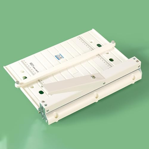 QINGHEDZSW Plieuse Manuelle Creaser Scorer, plieuse de Papier A4/A3, avec Guide précis, pour Bureaux et imprimeries