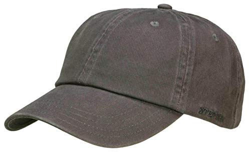 Stetson Rector Baseballcap mit UV-Schutz aus Baumwolle - Anthrazit (32) - One Size