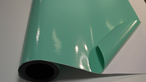 (5,26/m2) Könighaus Türkis Glanz Autofolie 700 x 152 cm mit Luftkanälen + Gratis Rakel inkl. Anleitung