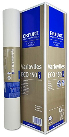 Erfurt Variovlies Malervlies überstreichbare Vliestapete, Eco-Vlies EV 150g/qm