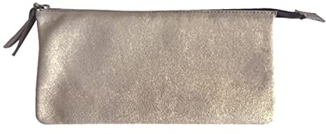 Clairefontaine 400044C Ledermappe Kollektion Feder 22x11cm 2 Fächer Gold