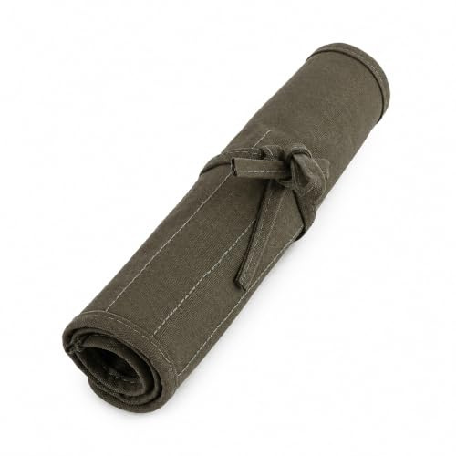 KUIDAMOS Neue gr??ere 30-Loch-Roll-Up-Stoff-Pinsel-Tasche Artist Draw Pen Aquarell-?lpinsel-Etui pinseltasche künstler leer Pinsel-Aufbewahrungstuch-Tasche für Pinselhalter pinseltasche Pinselhalter