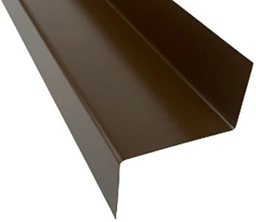 Z Profil Z Winkel 2 m Abdeckprofil Stufenprofil (Alu braun RAL 8014, A=30 B=90 C=30 mm)