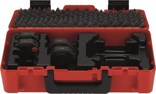ROTHENBERGER Pressring SET, SV Pressbacken Kontur, 15mm-18mm-22mm-28mm Arbeitsbereich Durchmesser | 1000003974 | ressring, Rohrleitungssystemen, Pressen, Industriewerkzeug Presse
