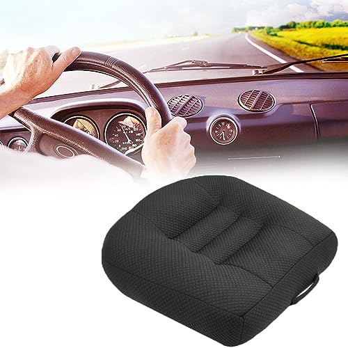 REHOOF Cojín Elevador para Asiento De Coche, Cojín del Asiento del Coxis del Coche, Cojín De Elevación para Alivio Y Comodidad con Malla Transpirable, Aumenta El Campo De Visión En 4.7 Pulgada A