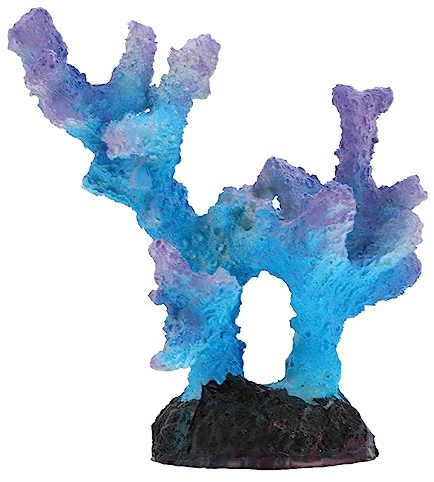 FRCOLOR 1stück Aquarium Dekoration Lebensnahe Kunstharz Korallen Ornament Für Fische Und Aquarien Unterwasser Landschaftsdekoration Für Süß Und Salzwasserumgebungen Energetische