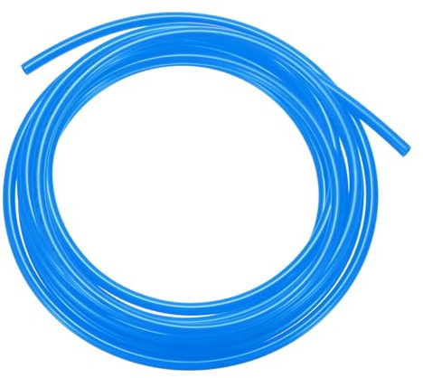 sourcing map Tuyau pneumatique en polyuréthane - 8 mm de diamètre extérieur x 5 mm de diamètre intérieur - 5 m de long - Pour compresseur d'air, transfert de fluide, bleu