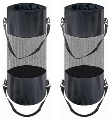 Laroal Conteneur de Collecte de Bouteilles consignées 2 pièces avec Trou Collecteur de Bouteilles avec Couvercle pour Le Camping, la randonnée en Plein air