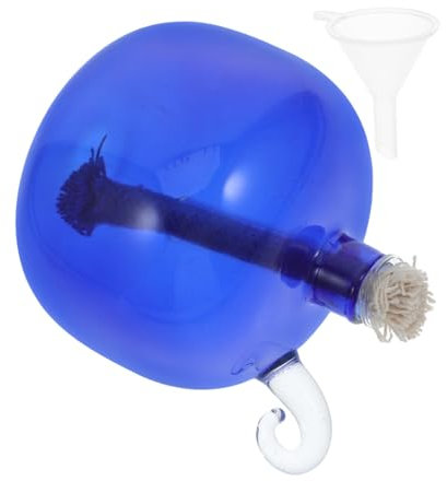 TOPBATHY Öllampen Für Innenbereich Kerze Glas Rauchfrei Nachfüllung Ölkerze Lampe Lampenöl Inneneinrichtung