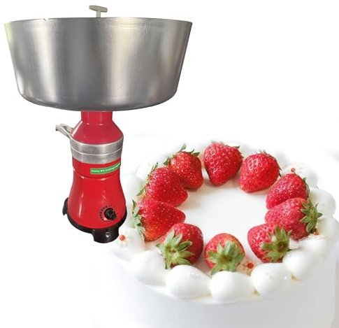 Divisor De Nata Y Mantequilla MáQuinas CentríFugas, Separador De Crema EléCtrico De 80 L/H - Separador De Leche De Vaca Y Cabra Que Convierte La Leche Cruda O Entera En Crema Y Leche,220V