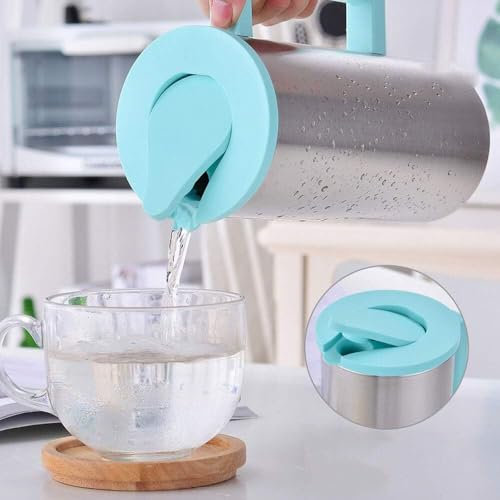 KIXZSAZ Brocca per acqua in acciaio inossidabile comoda e pratica funzione di isolamento termico pentola per succo brocca per acqua bollitore grande
