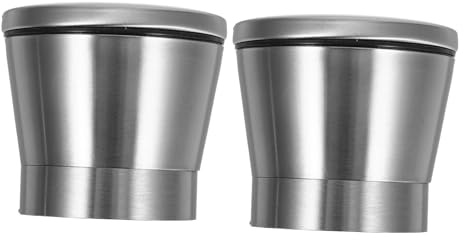 BESTYASH 2pcs Stainless Steel Grinder Caps Replacement for Mills Ergonomic Non Slip Shaker Tops Kitchen Covers for Manual Grinding
