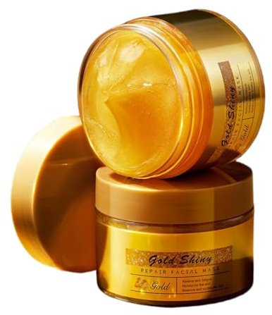 Redcool 24K Gold Peel-Off Face Mask, Collagen Firming & Hydrating Mask for Smooth, Moisturized & Radiant Skin, Overnight Face Mask for Elasticity & Glow, 120ml / 4.06 fl.oz
