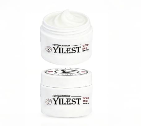 2pcs Hustle Butter Tattoo Aftercare 60g - Balm for Before, During & After Tattoo, Natural Tattoo Aftercare Cream, Vegan Tattoo Moisturiser, Soothes New Tattoos