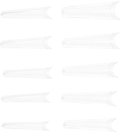 POPETPOP 500pièces Faux Ongles Style Français pour Nail Art Capsules pour Ongles Protège-ongles Réutilisables
