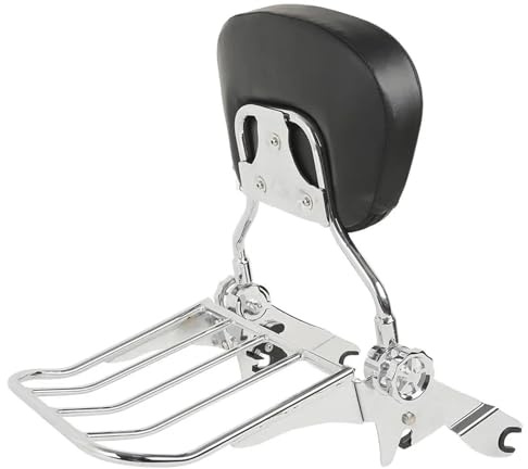 För Touring Road Glide King Electra Street 2009-2024 Motorcykelryggstöd Sissy Bar Bagagehållare