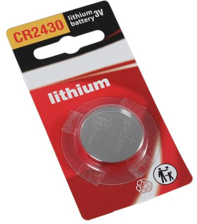 Pile bouton CR2430 3 V CR2430 3 V au lithium pour alimenter les instruments jouets et les appareils électroniques, tensions stables, batteries d'appareils électroniques