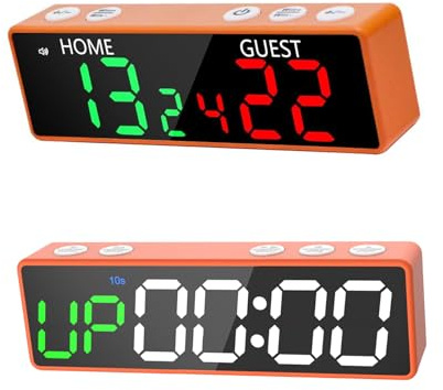 Ousmile Mini Scoreboard and Countdown Timer für Tischspiele, Tischtennis, Basketball, Cornhole