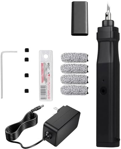 Taglierina ultrasonica portatile da 30 W con 40 kHz e 40 lame Coltello professionale ad ultrasuoni per tagliare tessuti, pelle, plastica, legno, acrilico e stampe 3D