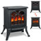 Froadp Chimenea Eléctrica con Calefacción y Fuego de Chimenea Calefactor Eléctrico Efecto Llama LED Estufa de Chimenea 750W / 1500W Efecto Llama para Salón Comedor Dormitorio