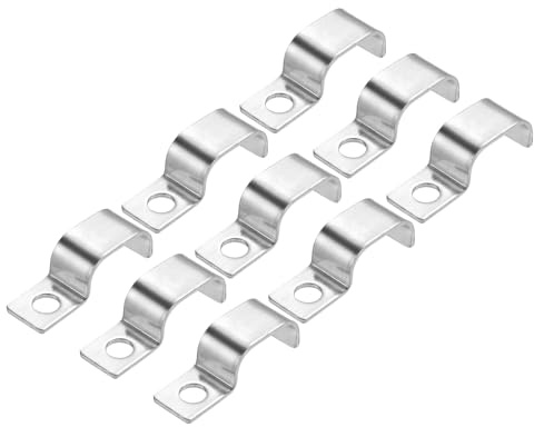 QUARKZMAN 20 Stück Rohrschellen Edelstahl- Befestigungsschelle Schlauchschnalle Kabelschellen | Rohrhalter für Rohrdurchmesser Ø 16mm