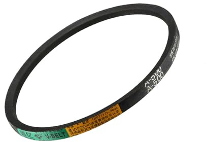 Kozelo A500 Keilriemen - [530mm Länge x 8mm Dicke x 13mm Breite] A-Sektion Gummiantriebsriemen für die Kraftübertragung, Schwarz, 40 Grad