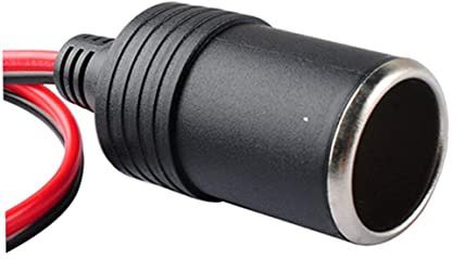 Enchufe hembra para encendedor de cigarrillos de coche Conector de enchufe para cigarros Adaptador de encendedor Cable de extensión Conector hembra para enchufe de cigarrillos de coche Enchufe para en