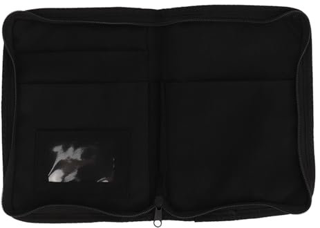 KLLJRFW Auto-Handschuhfach-Organizer, Auto-Dokumentenhalter, 6 Taschen, Oxford-Stoff, multifunktionales Design mit Reißverschluss, tragbarer Auto-Dokumentenhalter,