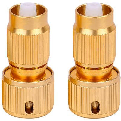 Morain 2Pcs Garten Erweiterbar Schlauch Reparatur Wasser Schlauch Reparatur Für Garten Schlauch Ersatz Aluminium Schlauch Anschlüsse Rohr Adapter