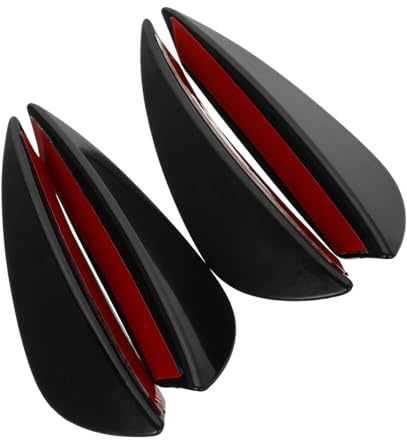 MAGICLULU 4 Pièces Kit Ailerons Universels pour Voiture Accessoires Extérieurs Auto Résistants Aux Intempéries Amélioration Aérodynamique et Stabilité Installation Facile Design Sportif et