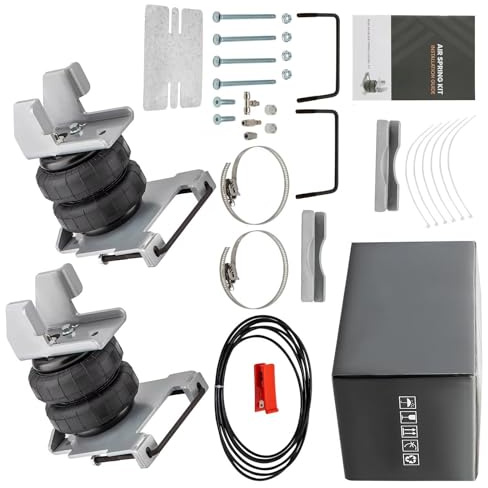 Air Suspension Springs Bag Compatible With GMC For Sierra 1500 2007 2008 2009 2010 2011 2012 2013 2014 2015 2016 2017 2018 Air Suspension Spring Kit + Air Shock Compressor