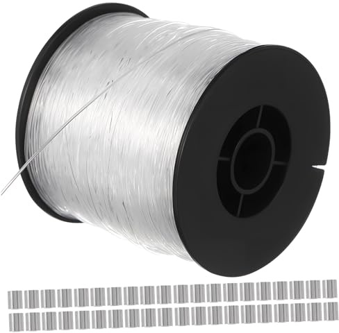 Zerodeko Nylon Angelschnur Transparent 200m Reißfest Abriebfest Vielseitiger Schmuck Und Basteldraht Für Dekoration Und Angeln