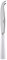 SABRE PARIS - Coltello da formaggio 24 cm - Bistrot - Per tutti i formaggi - Acciaio inox e acrilico - Va in lavastoviglie - Color Bianco