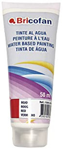 Cofan Tinte al agua para dar tono en pinturas | Envase de 50 ml | Color Rojo