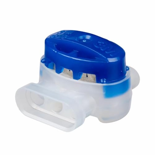 Yard Force AR CN06 Kabelverbinder Set für Mähroboter-6 Stück Anschlussklemmen Wasserdicht Garten Outdoor, die Schnellverbinder Lassen Sich einfach an den Begrenzungsdraht Klemmen, Weiß