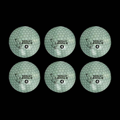 Night Eagle 6 LED Golfbälle Light-Up - Nachtgolf leuchten Rot Blau Grün Pink Weiß Fun Sport Lustig Golf Geschenk Bunt