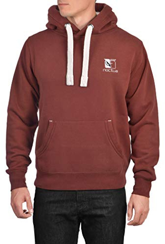 Noctua NP-H1.brown, Unisex Premium Huvtröja med Logotyp (Brun)