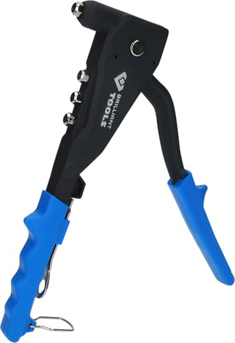 BRILLIANT TOOLS BT066901 Pince à riveter pour rivets de Ø 2,4-3,2-4,0-4,8 mm [Powered by KS TOOLS] | Pince à riveter pour rivets de Ø 2,4-3,2-4,0-4,8mm