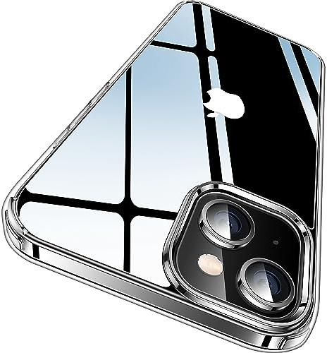 CASEKOO Crystal Clear für iPhone 15 Hülle, [Nie Vergilbung] [Unzerstörbarer Militärschutz] Stoßfeste Kratzfeste Schutzhülle Dünne Handyhülle Transparent Case - Durchsichtig