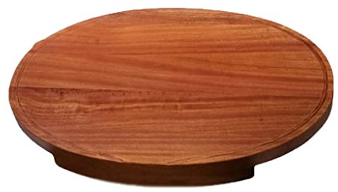 BGFYUSF Schneidebrett aus Holz mit abgerundeten Ecken und Saftrille, Küchenschneidebrett für Fleisch, Fisch, Gemüse, Käse, Küchen-Sulies (Schneidebrett L)